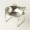 PAW Food Bowls - Single Cat Bowl in Stand - Stainless Steel (304)