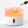 bG9jYWw6Ly9tZWRpYS9ISi9BQy82MFIzMEMxRzZSVktBQ0hKL2ZhYmZlNzZmLmpwZWc.webp Himalayan Salt Aroma Diffuser - Night Light - USB-C - Flame Effect ( salt included)