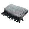Boho Comfort Throws - Charcoal