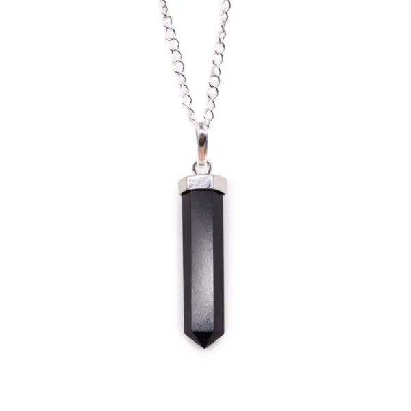 bG9jYWw6Ly9tZWRpYS9ISy9KQy82MFIzMEMxRzZSUktKQ0hLL2Y3MjVkNDA0LmpwZWc.webp Gemstone Classic Point Pendant - Black Agate