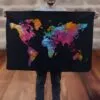 bG9jYWw6Ly9tZWRpYS9ITS80RC82MFIzMEMxRzZNVzM0REhNLzI0ODQ5YWExLmpwZWc.webp Cotton Wall Art - World