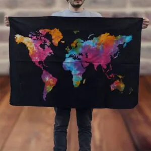 bG9jYWw6Ly9tZWRpYS9ITS80RC82MFIzMEMxRzZNVzM0REhNLzI0ODQ5YWExLmpwZWc.webp Cotton Wall Art - World
