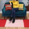 bG9jYWw6Ly9tZWRpYS9ITi80Qy82MFIzMEMxRzZSVks0Q0hOLzU3ZWFlOWIyLmpwZWc.webp Indian Cotton Rug - 70x170cm - Red/Pink