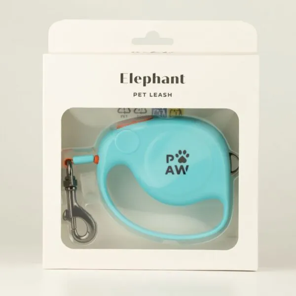 Paw Pet Leash - Elephant Strap - Blue - 2m
