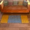 bG9jYWw6Ly9tZWRpYS9IUi80Qy82MFIzMEMxRzZSVks0Q0hSLzVkMGZkOTY4LmpwZWc.webp Indian Cotton Rug - 70x170cm - Yellow/ Blue