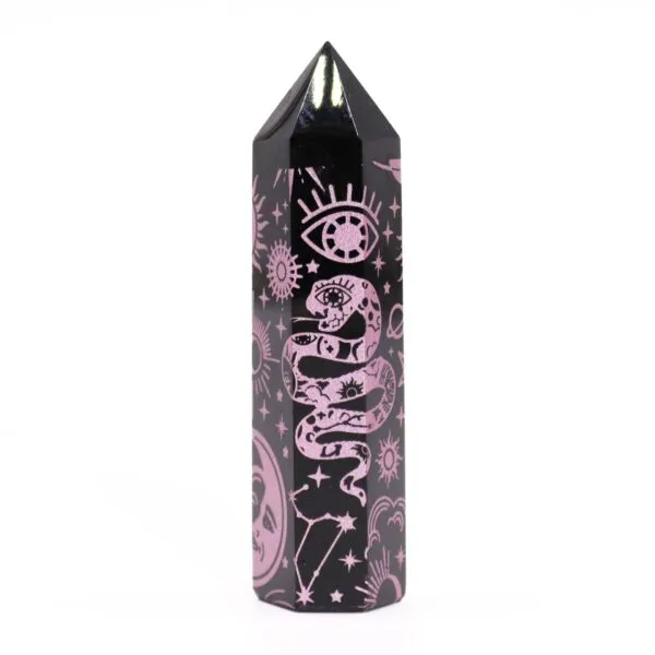 bG9jYWw6Ly9tZWRpYS9IUi80Qy82MFIzMEMxRzZXU0s0Q0hSLzQ2MDljMzVlLmpwZWc.webp Black Obsidian Point - Mystic Story - Rose Pink