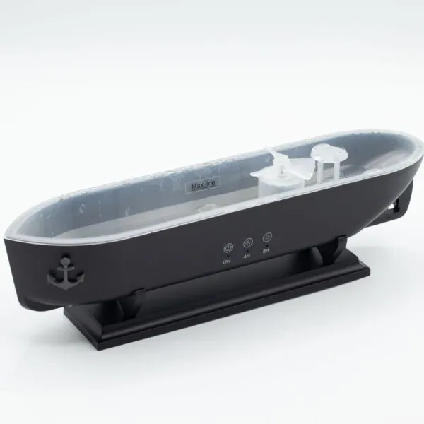 Ship Model Puff Effect Aroma Diffuser with Colour-Changing LED