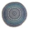 Small Mandala Roundie Cotton Art (130cm) - Classic Blue