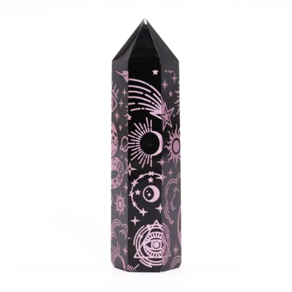 bG9jYWw6Ly9tZWRpYS9TRy80Qy82MFIzMEMxRzZXU0s0Q1NHL2E2MmFjMThiLmpwZWc.webp Black Obsidian Point - Mystic Story - Rose Pink