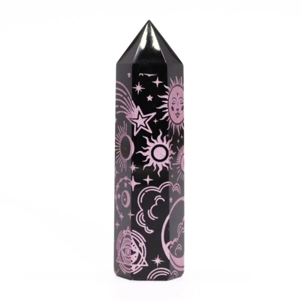 bG9jYWw6Ly9tZWRpYS9TSC80Qy82MFIzMEMxRzZXU0s0Q1NILzkwNzc2NTMwLmpwZWc.webp Black Obsidian Point - Mystic Story - Rose Pink