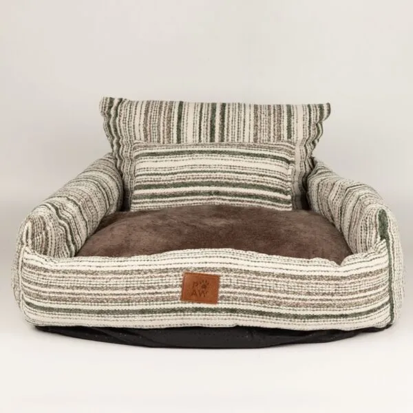 bG9jYWw6Ly9tZWRpYS9TSi9HQy82MFIzMEMxSjZSVktHQ1NKLzE3ZjEyMjM4LmpwZw.webp PAW Bed – Medium Sofa – Brown Stripes – 60 × 60 × 28cm