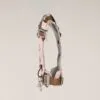 PAW - XS (2-4Kg) Dog Step-in Guardian Harness with Reflective Mesh - Soft Pink - Rose Quartz Charm