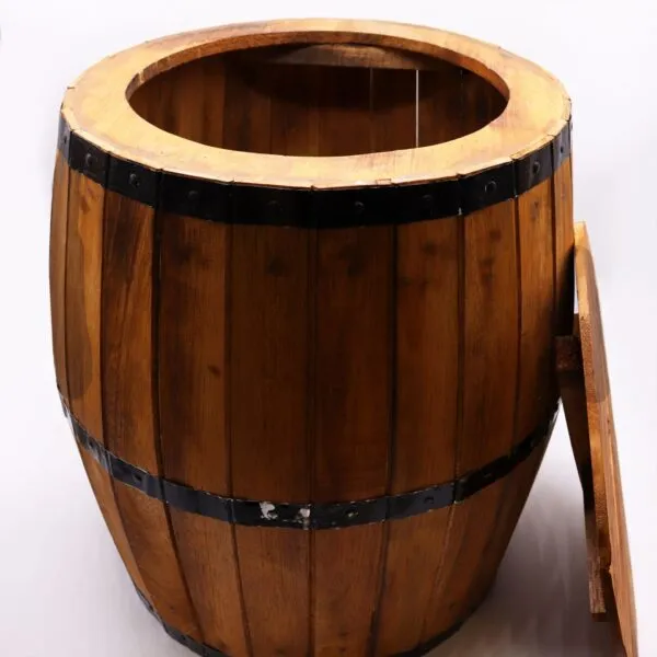 bG9jYWw6Ly9tZWRpYS9TSy8wQy82MFIzMEMxRzZSV0swQ1NLLzg1ZTBhZWZjLmpwZWc.webp Beer Barrel Table and Parasol Stand – Natural Wood 60 x 48.5 cm