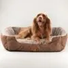 bG9jYWw6Ly9tZWRpYS9TSy9FRC82MFIzMEMxSjZSVktFRFNLL2Y3MjI3NGMxLmpwZw.webp PAW Bed – Medium Plush Teddy Brown – 70 × 55 × 18cm
