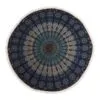 bG9jYWw6Ly9tZWRpYS9TTS80Qy82MFIzMEMxSjY0U0s0Q1NNLzY3OTMzZjZiLmpwZw.webp Small Mandala Roundie Cotton Art (130cm) - Peacock Blues