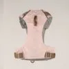 PAW - XS (2-4Kg) Dog Step-in Guardian Harness with Reflective Mesh - Soft Pink - Rose Quartz Charm