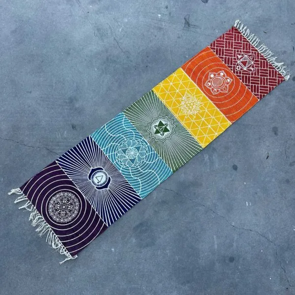 bG9jYWw6Ly9tZWRpYS9TTS9KRC82MFIzMEMxRzZSV0tKRFNNLzAyZTg1NTEzLmpwZWc.webp Yoga Rug - 60x200cm - 7 Chakras