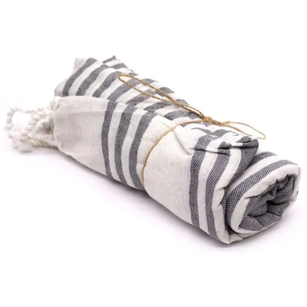 Hamman Spa Towel - Charcoal - 90x170cm