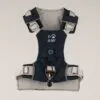 bG9jYWw6Ly9tZWRpYS9TUi80RC82MFIzMEMxSjZSVEs0RFNSLzNiNTkxYjk5LmpwZw.webp PAW - S (4-8Kg) Dog Step-in Guardian Harness with Reflective Mesh - Rock Grey - Black Obsidian Charm