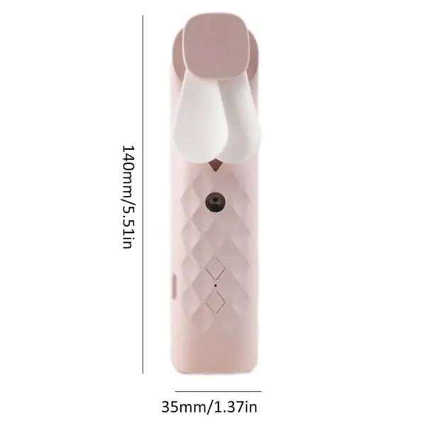 Pink Nano Mist Face Fan and   Spray - USB chargable