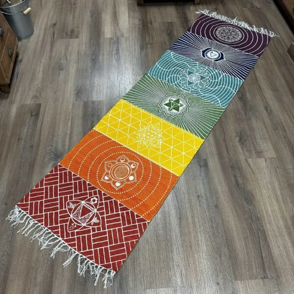 bG9jYWw6Ly9tZWRpYS9TUi9KRC82MFIzMEMxRzZSV0tKRFNSLzQ0YWIzYjVlLmpwZWc.webp Yoga Rug - 60x200cm - 7 Chakras
