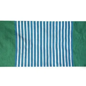 bG9jYWw6Ly9tZWRpYS9TUy80Qy82MFIzMEMxRzZSVks0Q1NTLzgyODdhMjU0LmpwZWc.webp Indian Cotton Rug - 70x170cm - Blue/ Green
