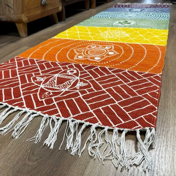 bG9jYWw6Ly9tZWRpYS9TUy9KRC82MFIzMEMxRzZSV0tKRFNTLzliMDE3Y2MwLmpwZWc.webp Yoga Rug - 60x200cm - 7 Chakras