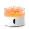 Himalayan Salt Lamp Humidifier Crystal Orange Cool Mist Himalayan pink salt lamp humidifier with a glowing orange band and cool mist.